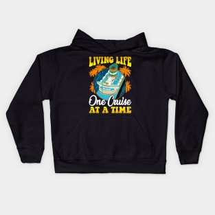 Living Life One Cruise At A Time Awesome Cruiser Kids Hoodie